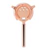 Stainless Steel Cocktail Strainer Shake Drinks Ice Mixed Filter for Bar Club Party (Rose Gold)