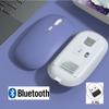 Rechargeable Wireless Bluetooth Mouse For Ipad Samsung Huawei Mipad 2.4g Usb Mice For Android Windows Tablet Laptop Notebook Pc