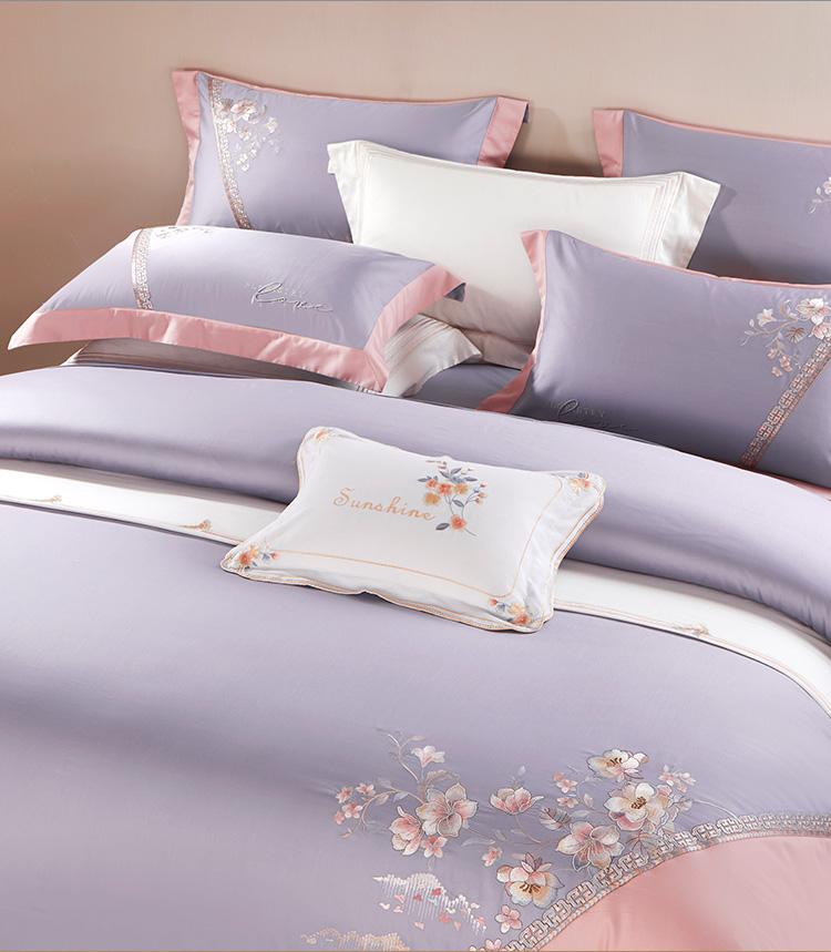 100 Thread Cotton New Chinese Style High-End Embroidery Four Piece Set
