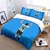 Pixelated soccer player design. Bedding sets Duvet cover sets Duvet covers Pillowcases(1 * Duvet Cover 2 * Pillowcases without duvet insert)