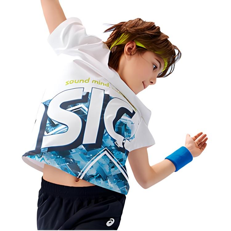 Asics Спортивная футболка Raw White для детей от 3 до 7 лет 332251171018-0001