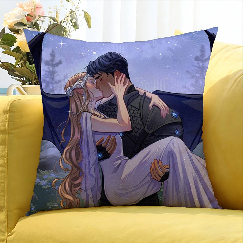 Acotar Court M-Mist And Fury Various Sizes Square Pillow Case For Car Home Bedchamber Decor