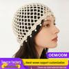 Bohemian Style Handwoven Hollow Bead Women's Knit Pullover Hat