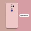 Роскошный квадратный жидкий силиконовый чехол для OPPO A3S A5 AX5 A7X AX7 Pro A8 A9 A9X 2020 Защитные противоударные чехлы для задней панели телефона