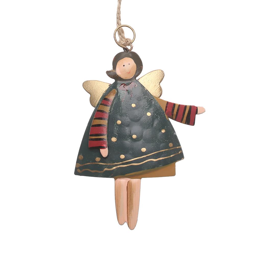 Drop Ornaments Festival Supply Christmas Decorations Santa Claus Cartoon Angel Hanging Pendants