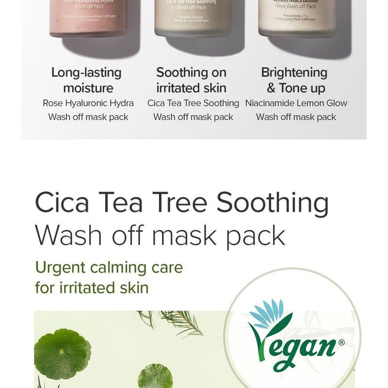 Mary&May Успокаивающая смываемая маска Cica Tea Tree