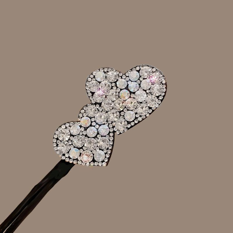 1pc Elegant Pearl Flower Bun Maker Korean Lazy Hair Curler Styling Accessories Hair Style Hairpin Hair Braiding Braider Hairgrip