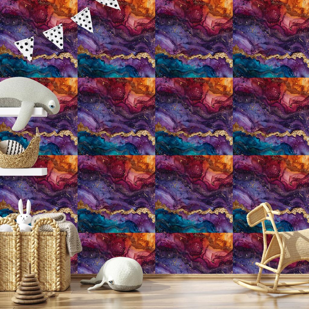 Ink Plum and Purple Wallpaper for Living Room and Bedroom 50x1000