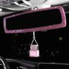 1PCS Car Hanging Perfume Pendant Car Air Freshener Empty Bottle for Essential Oils Diffuser Car-styling for Woman (No Perfume)