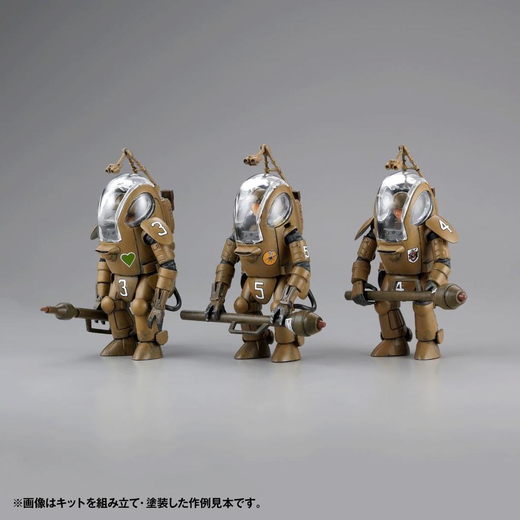 Kaiyodo ARTPLA P.K.A. (Set of 3) P.K. Ape 1/35 Scale Unpainted Plastic Model Kit