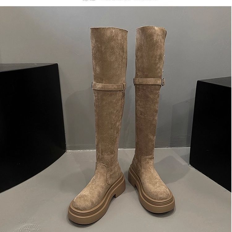 Ботинки Пустоши женские осенне-зимние новые увеличивающие рост рыцарские ботинки легкие и универсальные модные маленькие высокие ботинки