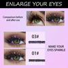 Glitter Mascara Long-Lasting Shimmer Eye Makeup Waterproof Mascara Diamond Mascara for All Skin Types Lengthening and Curling Eye Lash Mascara