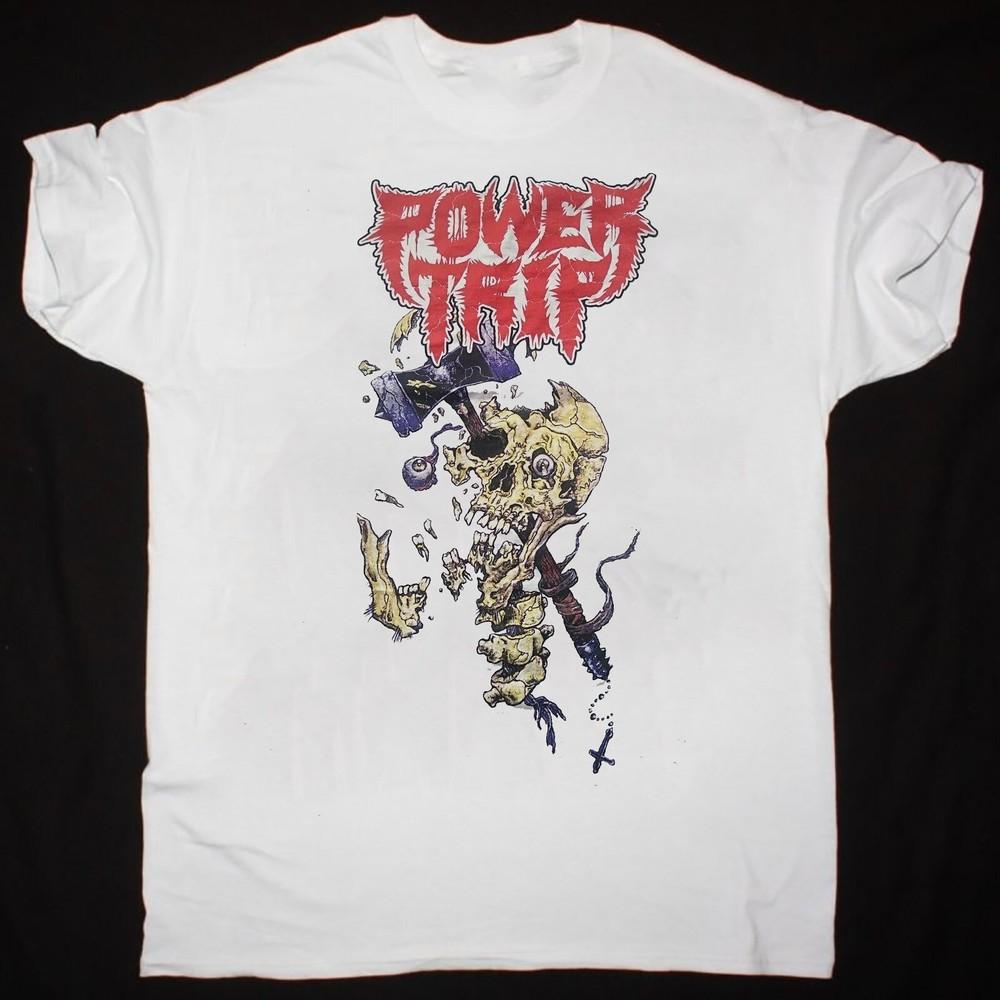 Power Trip Band Concert White TShirt Cotton Gift For Fan Unisex T-Shirt