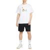 Nike Sb Удобная Модная Мягкая Приятная к Коже Футболка с Коротким Рукавом Мужские Топы Белая HJ0819-100