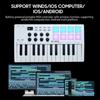 M-VAVE 25-Key MIDI Control Keyboard Mini Portable USB Keyboard MIDI Controller with 25 Velocity