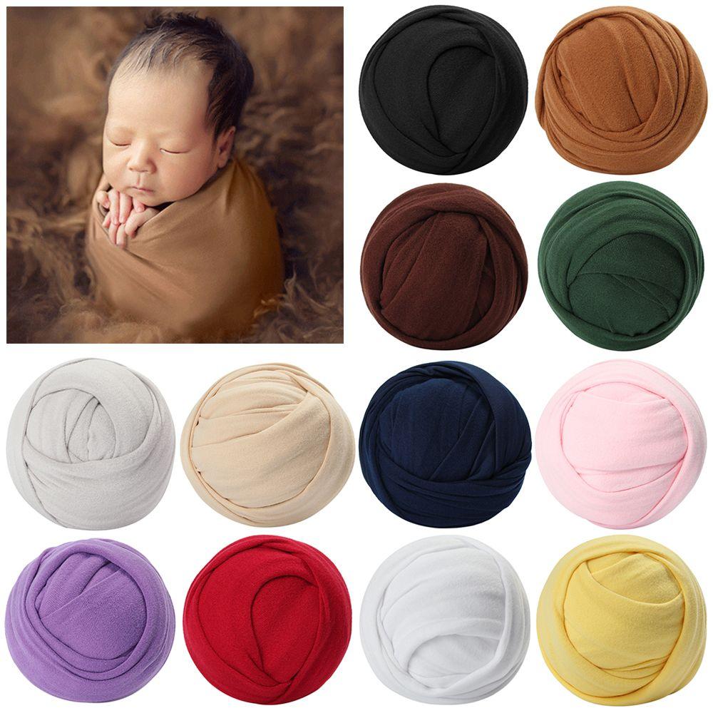 40*160cm Colorful Shoot Backdrop Newborn Baby Photo Wrap Blanket Photography Props Swaddling