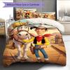 Lucky Luke Bedding Quilt Set Quilt Cover Pillowcase Home Decoration Birthday Gift (1 * duvet cover + 2 * pillowcase, without core)