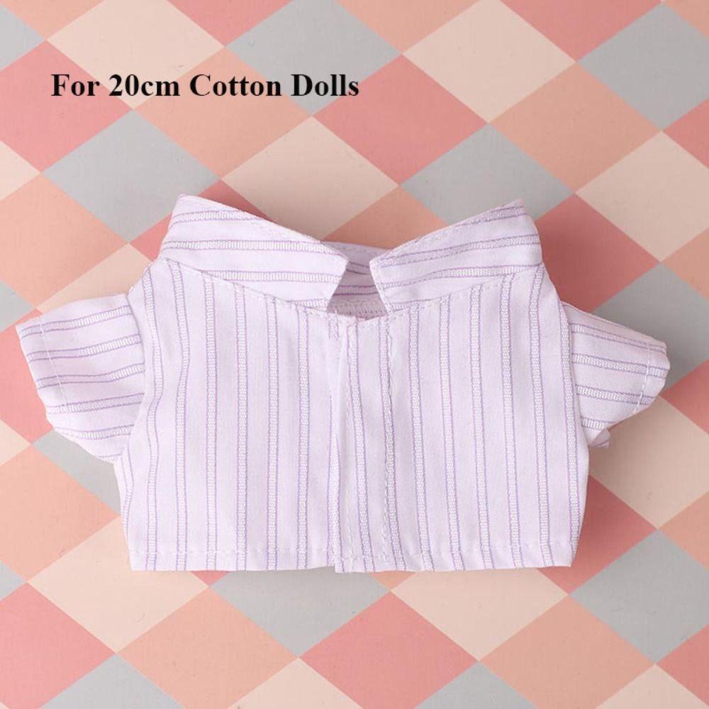 Multicolors Doll T-shirt Fashion Style Idol Doll Outfit Doll Clothes  10/20cm Cotton Stuffed Dolls