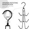 Purse Hanger for Closet, Rotatable Purse Organizer Bag Hanger Purse Hook, Space Saving Closet Organizers and Storage for Purses, Bags, Backpacks,