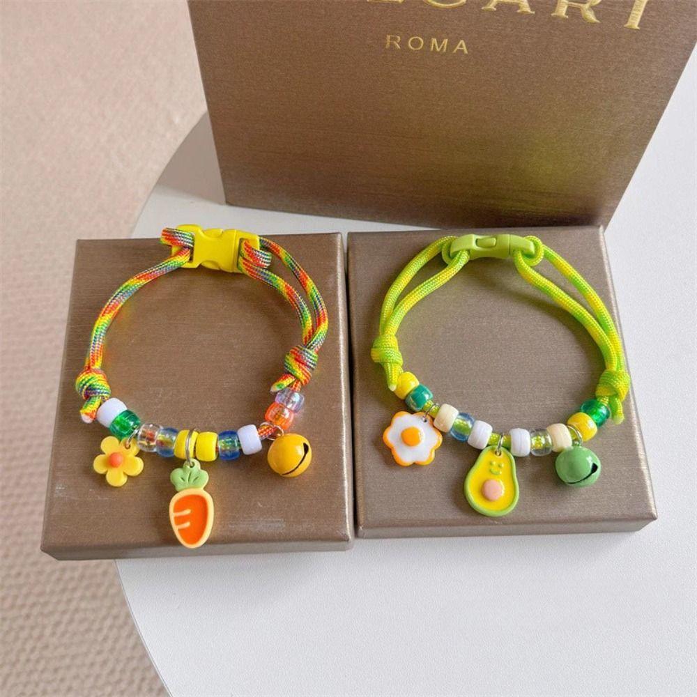 Colorful Pet Necklace with Bells Cat Neck Chain Fashion Pet Jewelry  Cat