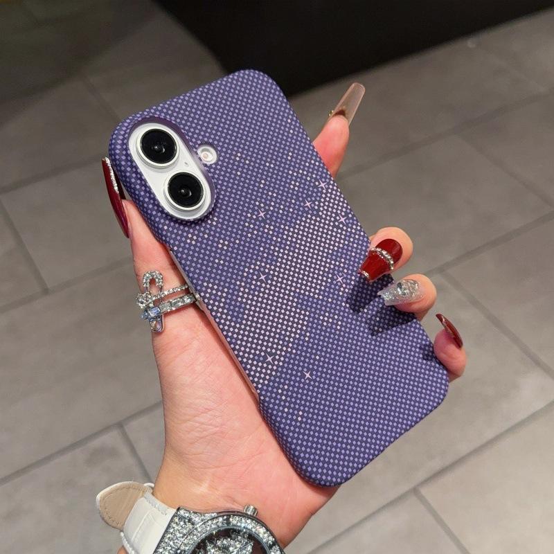 Подходит для чехла для мобильного телефона iPhone16proMax Магнитная текстура углеродного волокна Apple 15 Полузакрытый Ультратонкий 14 Защитный чехол