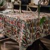 Цвет скатерти Знаменитый стиль Жаккардовая скатерть Двусторонний узор Толстая скатерть Геометрическая Бохо