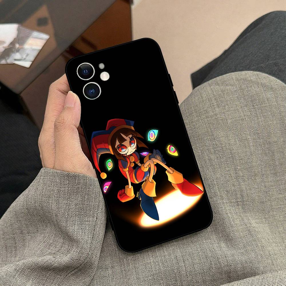 Удивительный G-Digital Чехол для телефона T-Circus Черный чехол для телефона для IPhone 17/16/15/13/14 Pro Max/ 11Plus/X/Xr/Xs Max 13mini