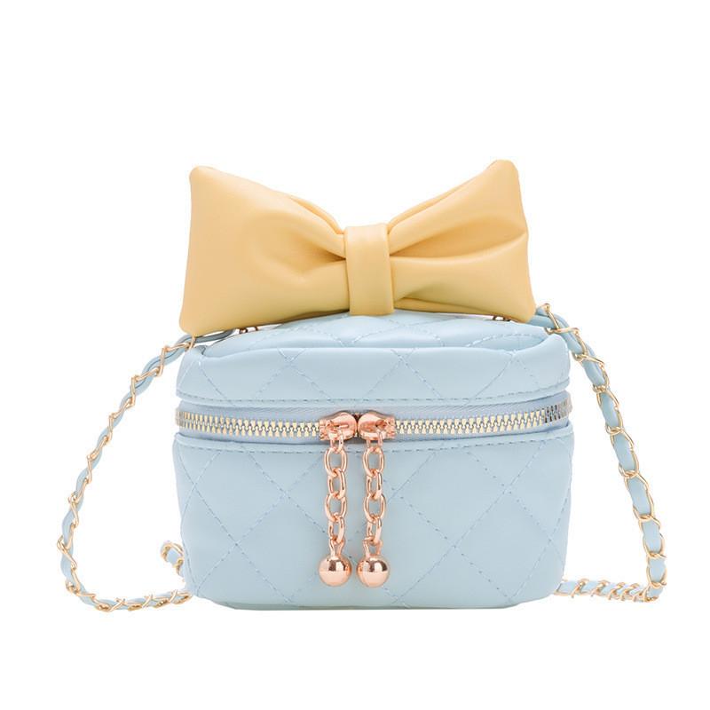 Trendy Gender-neutral Kids Shoulder Bag Featuring Adorable Butterfly Bow Pattern
