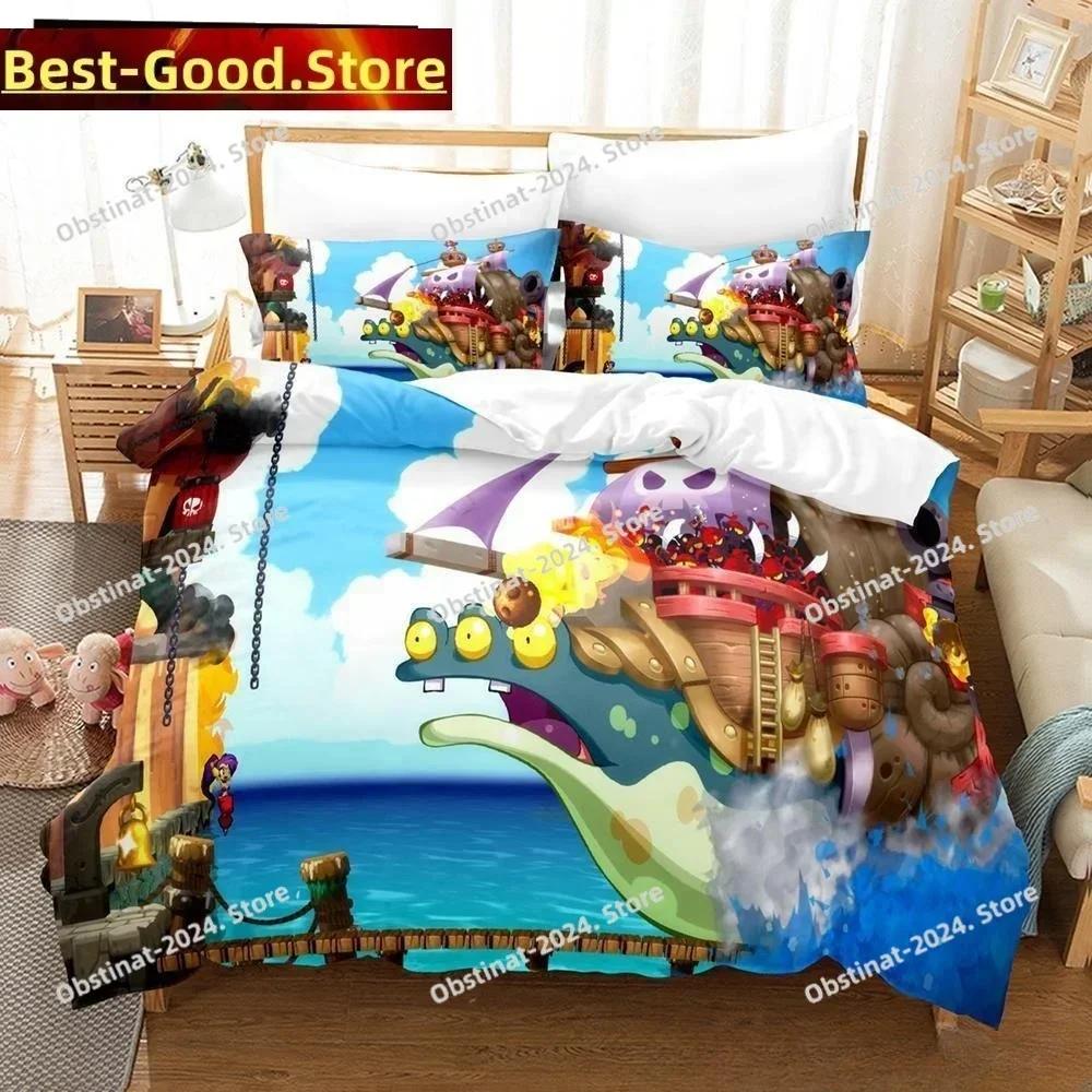 3D Комплект постельного белья Shantae Half-Genie Hero С принтом Одеяло Покрывало Наволочка 3 предмета Детский Взрослый Размер