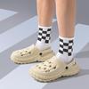 Платформа Женские Сабо Обувь Пляж Сад Толстая Подошва Сандалии Мода Удобные Нескользящие Тапочки Летние Для Дома Улицы Мужские Обувь с Отверстиями