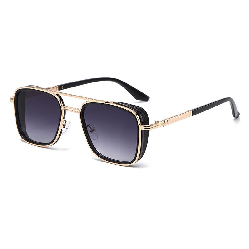 Fashionable Business-style Driving Sunglasses - Double-rail Frame, Uv-protective Sunglasses 8853