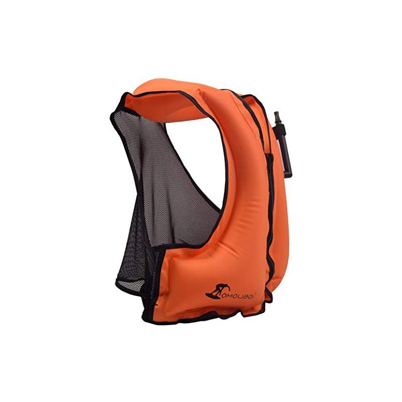 Жилеты для снорклинга, надувные плавучие куртки для взрослых, легкий жилет плавучести для каяков, портативный плавательный жилет, водные виды спорта на открытом воздухе (Подходит для 100-220 фунтов)