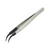 Full Hand Tool Parts Conductive Stainless Steel Replaceable Tips Carbon Fiber ESD Tweezers