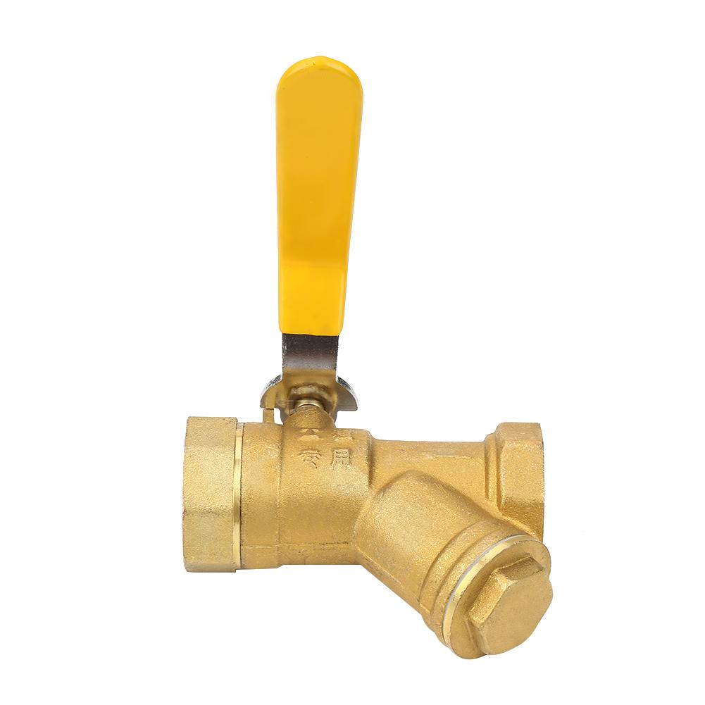 Brass Filter Valve 1 Inch DN25 Feme Filen, Quick Open and Close, for Water Gas Oil