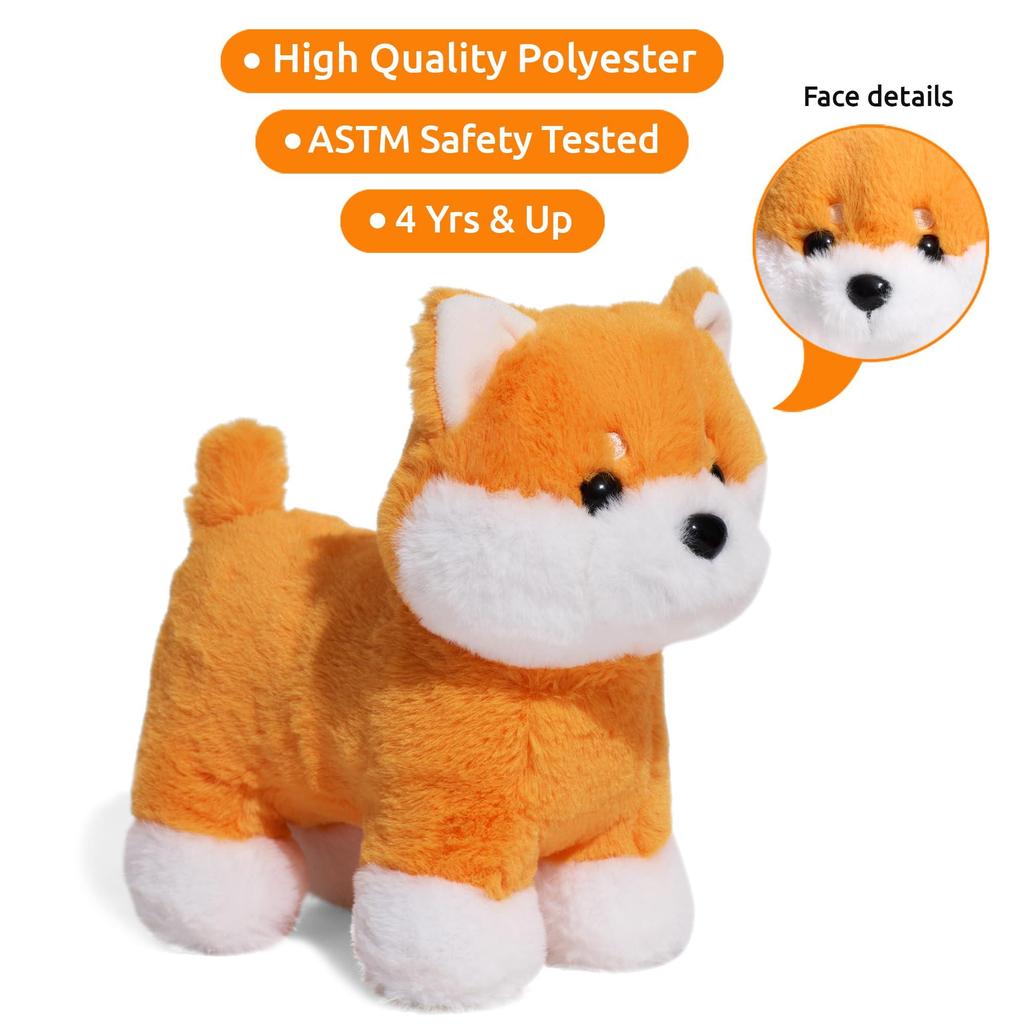 Little Jupiter Pet Plush Set with Wallet with Reversible Sequins & Charms - Stuffed Animals for Kids Ages 4-7 - Stuffed Animal Purse - Stuffed