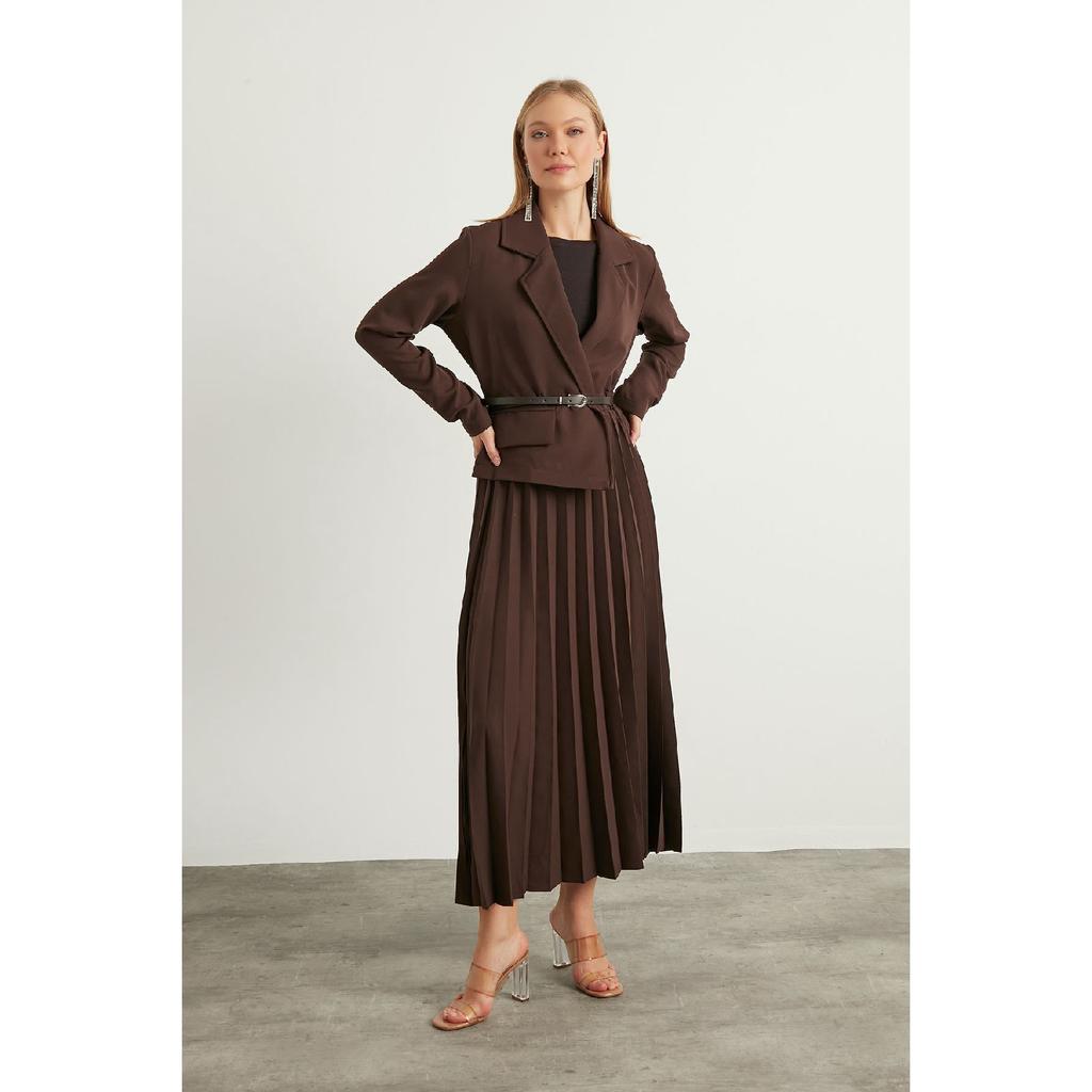 Темно-синее платье Aden