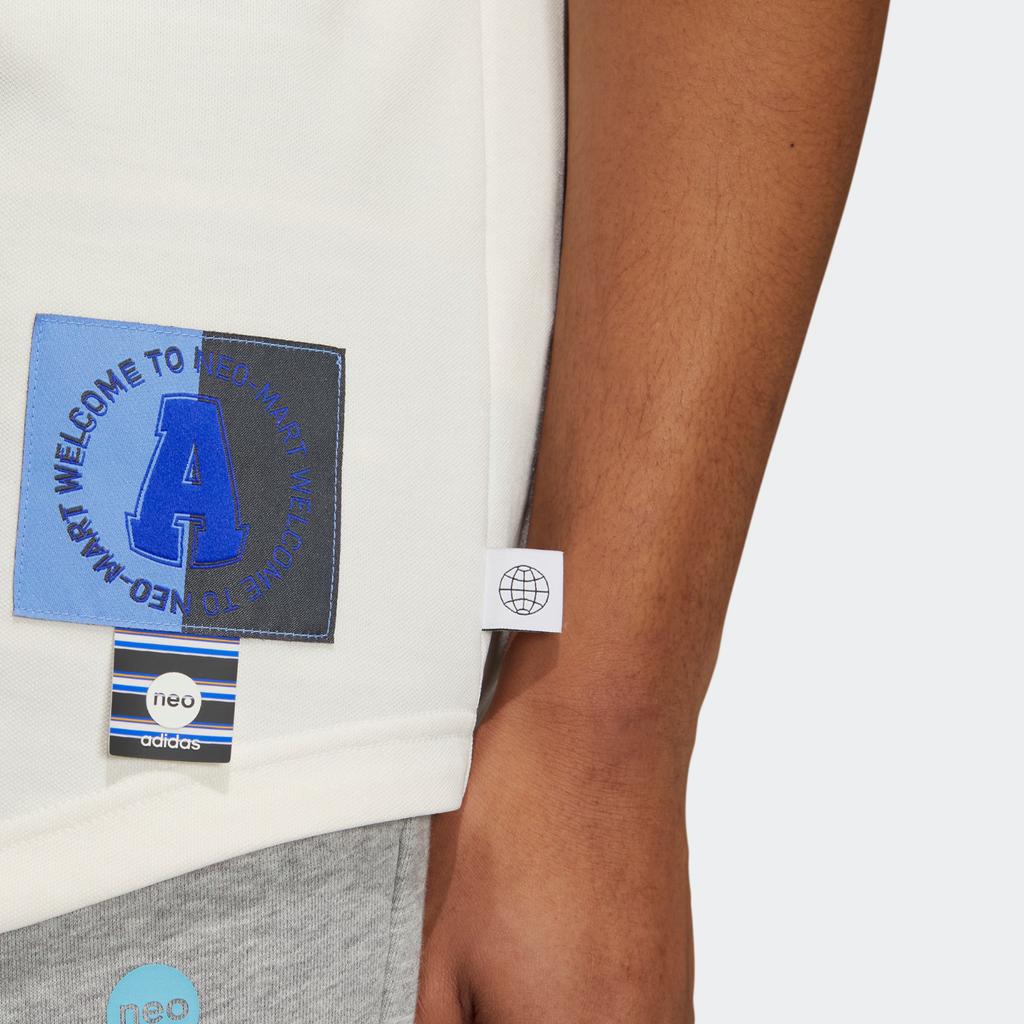 Adidas Спортивная куртка с короткими рукавами и вышивкой Neo Vibe, топы унисекс, розовый, белый IA5315