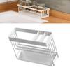 Органайзер для кухонной раковины Многофункциональная настольная подставка для слива губок Полка для раковины на подоконник Боковая полка для раковины с поддоном для капель для
