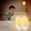 LED Sensor Night Light EU/US Plug-in Warm White Nightlight Dusk-to-Dawn for Children Home Bedroom Bathroom Kitchen HallwayStairs