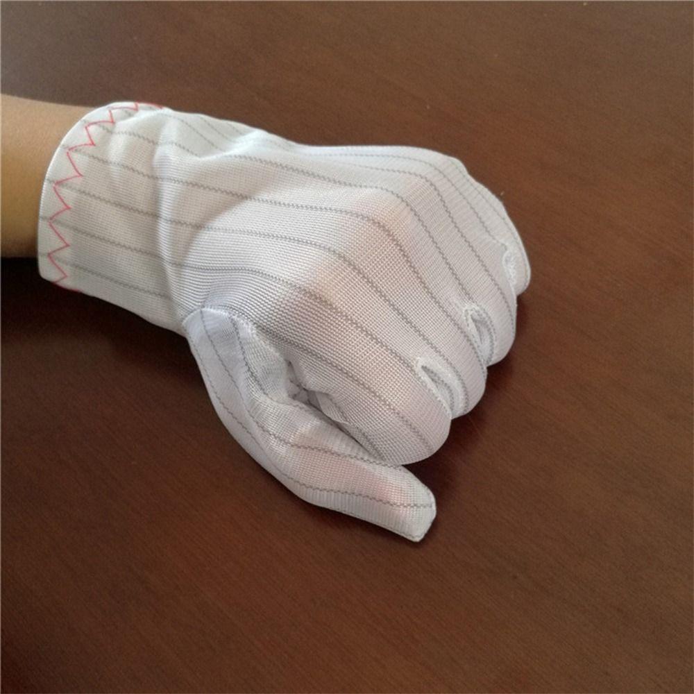 Sulfur Free Working Gloves Nylon Safety Work Gloves Tool Anti-static Gloves Electronics Factory