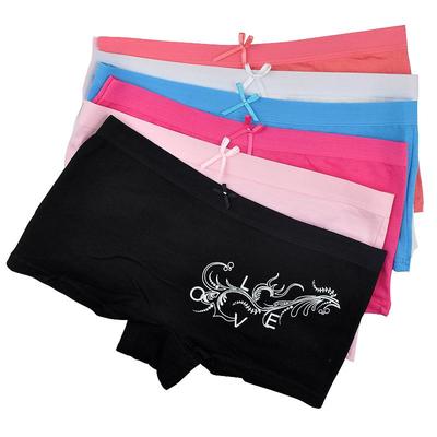 Набор из шести хлопковых трусиков шорт