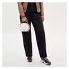 Coach Сумка 17 Металлический Логотип Буквы Однотонная Застежка-молния Изысканная Кожа с Фактурой Ручная Сумка Наплечная Сумка Через Плечо Маленькая Женская Белая