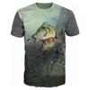 3D Fish Printed T Shirt for Men Summer Men's Carp Fishes Funny T-shirt Women Kids Male Oversized Short Sleeve Tops Tees 100-6XL