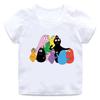 Cute Barbapapa Print Cartoon Baby Short Sleeves New Men Women Tee Adults Children Boy Gril Top Kids Parent Child Cotton Tshirt