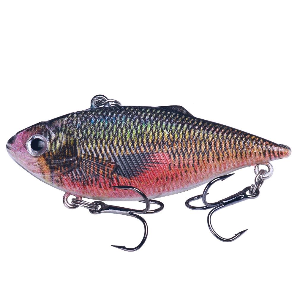 1pcs  Lipless Crankbait Rattling VIB Artificial Fishing Lure  Long Casting Sinking Wobbler Plastic Hard Bait