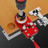 Door Hinge Hole Opener Guide Locator for Woodworking Punch Drilling Precise