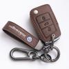 For VOLKSWAGEN Car smart Key Cover Case Shell Fob Holder Protector for VW Polo A7 Kodiaq Seat Ateca Leon Golf 7 MK7 VII Tiguan a