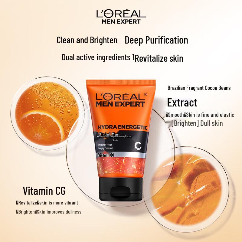 L'Oreal Men Expert Гидра Энергетик Очищающий гель для лица 50 мл