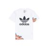 adidas Originals Her Studio London Спортивная футболка с цветочным принтом и круглым вырезом Женские топы Белый GN3354