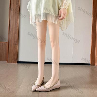 Модные женские балетки Весенне-летняя мода Стразы Острый носок Повседневная обувь Удобная Увеличение роста Легкие Дышащие Сандалии